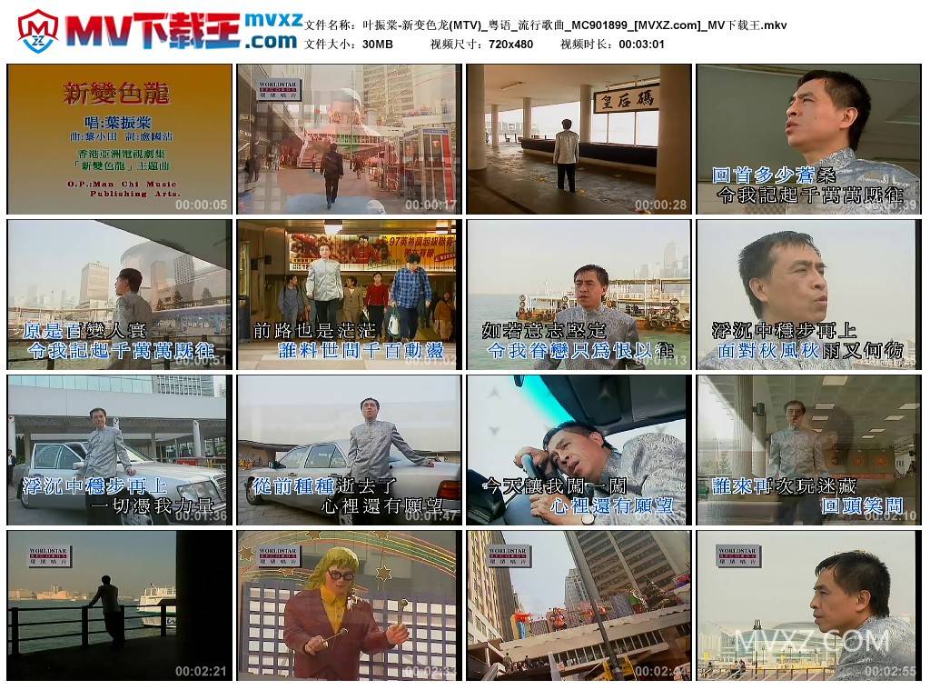 叶振棠-新变色龙(MTV)_粤语_流行歌曲_MC901899